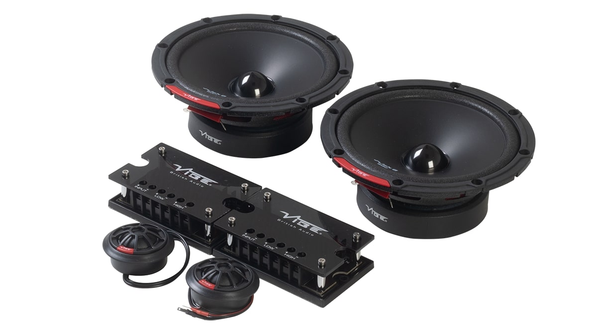 Vibe Slick 6SQC-V9 - 6.5-Inch SQ Series 90Watt RMS Component Split