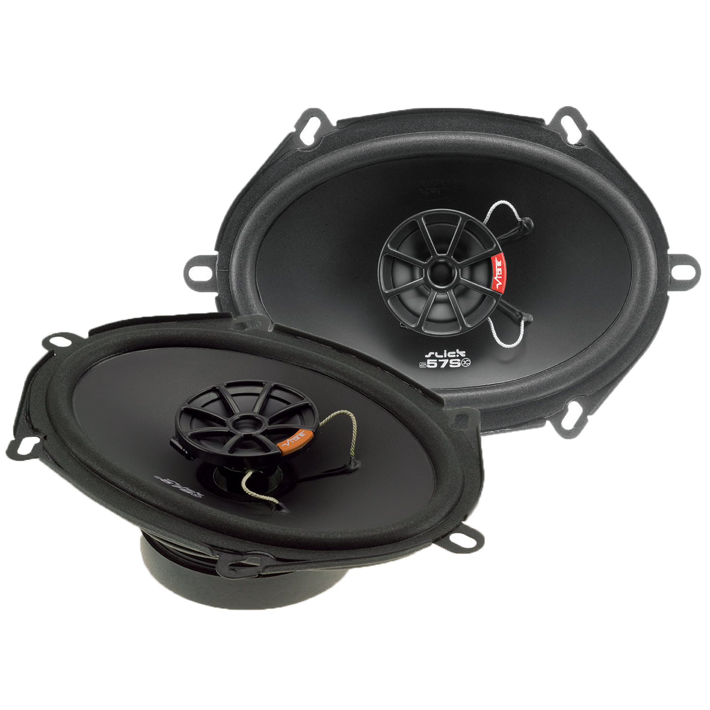 Vibe Slick 57V7 5"x7" 80Watt RMS 2Way Coaxial Speakers SBR Pro Sound