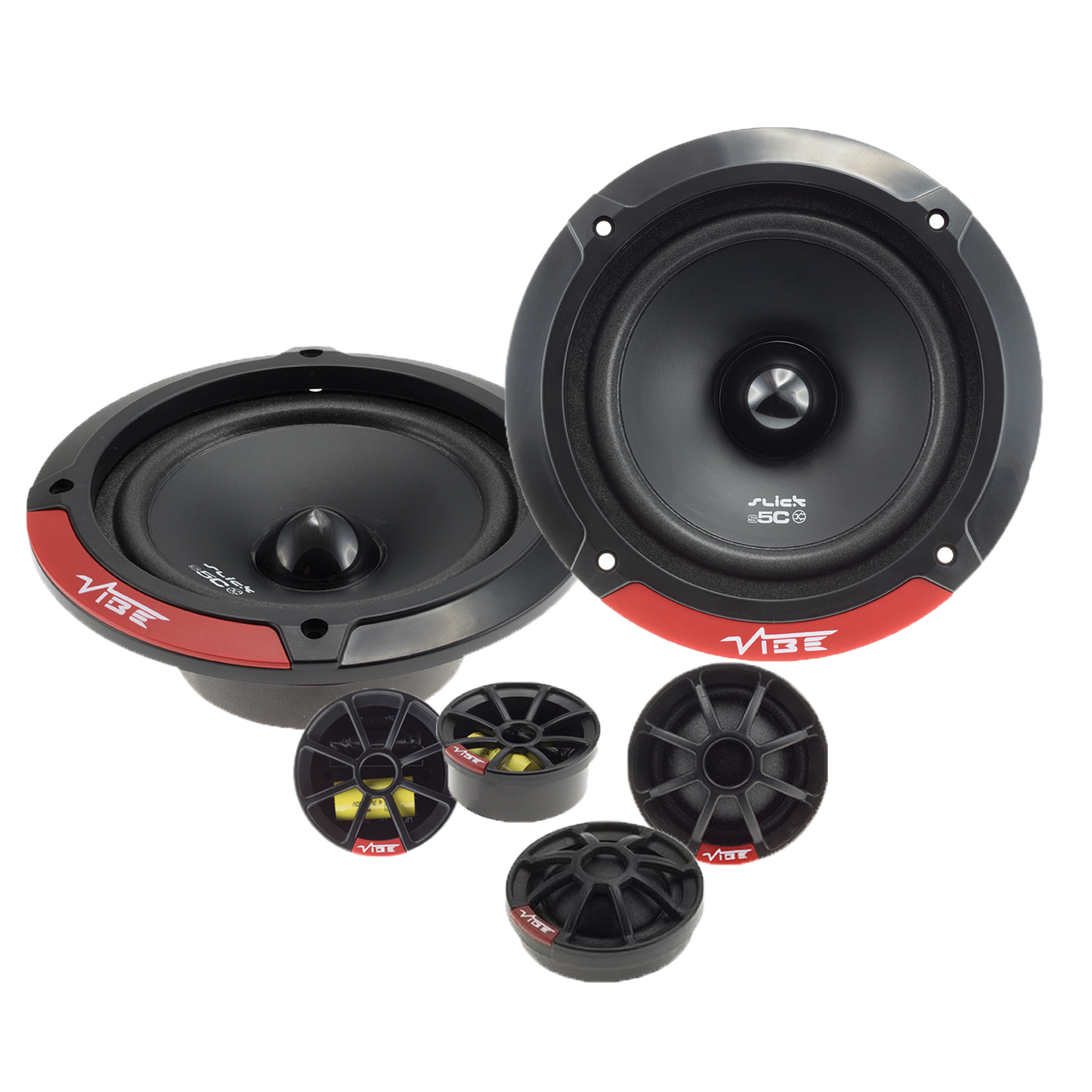 Vibe Slick 5C-V7 - 5.25-Inch 80Watt RMS Component Split System