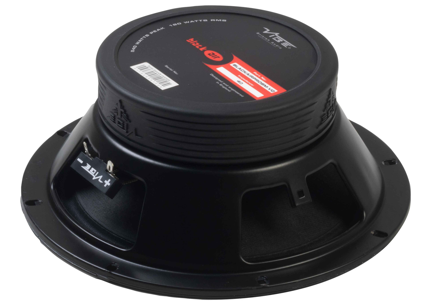 Vibe BlackAir PRO 8M-V0 - 8-Inch Midrange Speakers | SBR Pro Sound