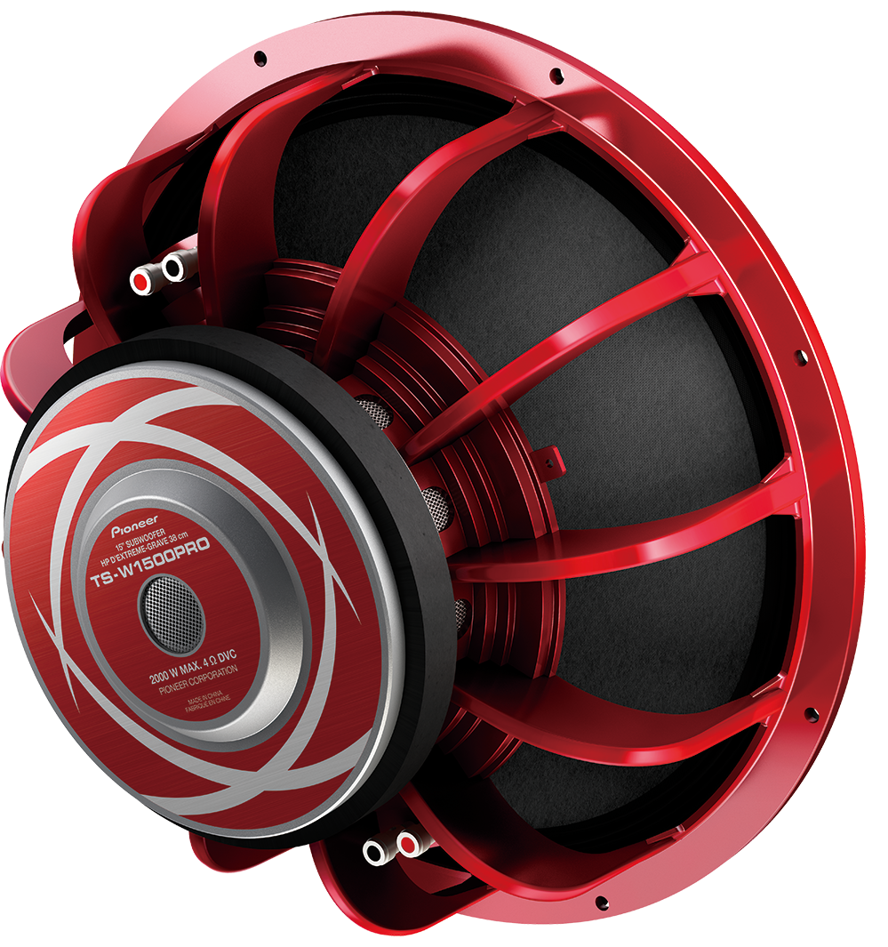Pioneer TS-W1500PRO 15-inch 600Watt RMS Dual 4 Ohm Sub | SBR Pro Sound