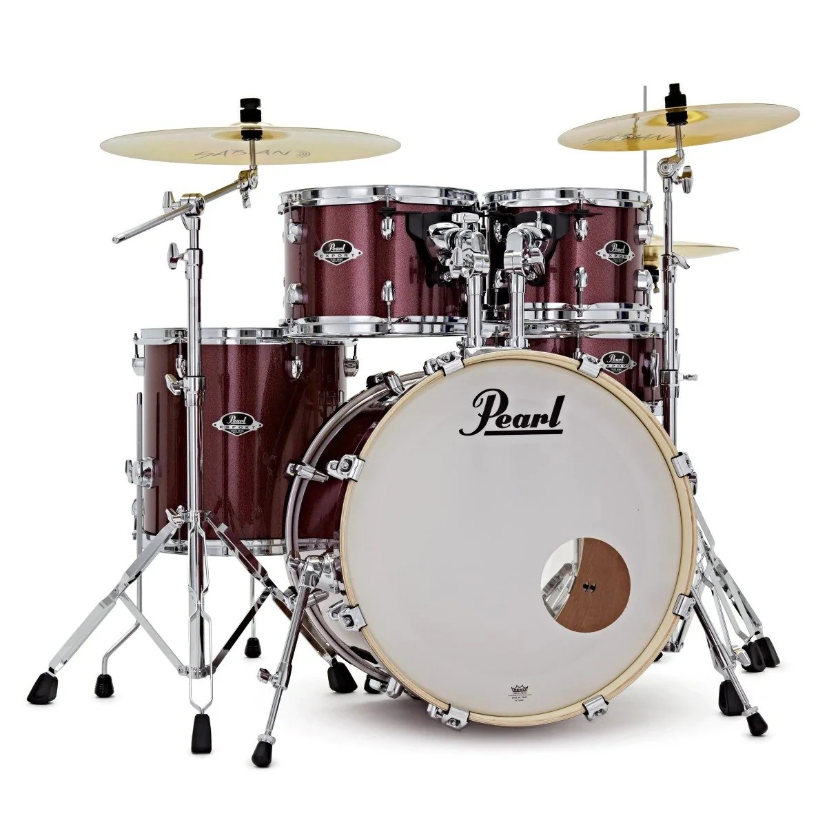 Pearl Export EXX Drum Kit + Paiste 101 Brass Cymbal Pack + Heavy