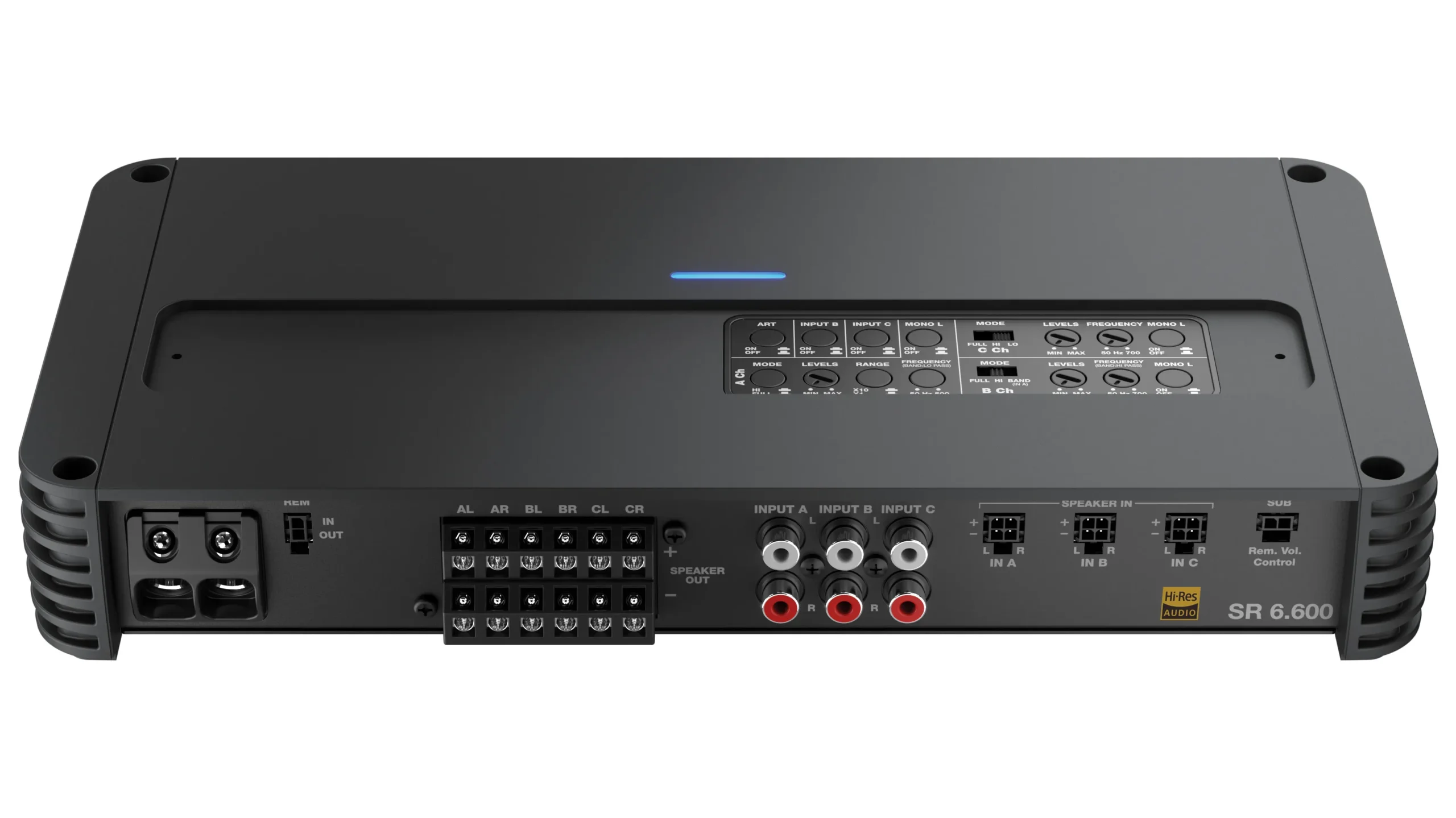 Audison SR 6.600 - 6-Channel Class-D Power Amplifier | SBR Pro Sound