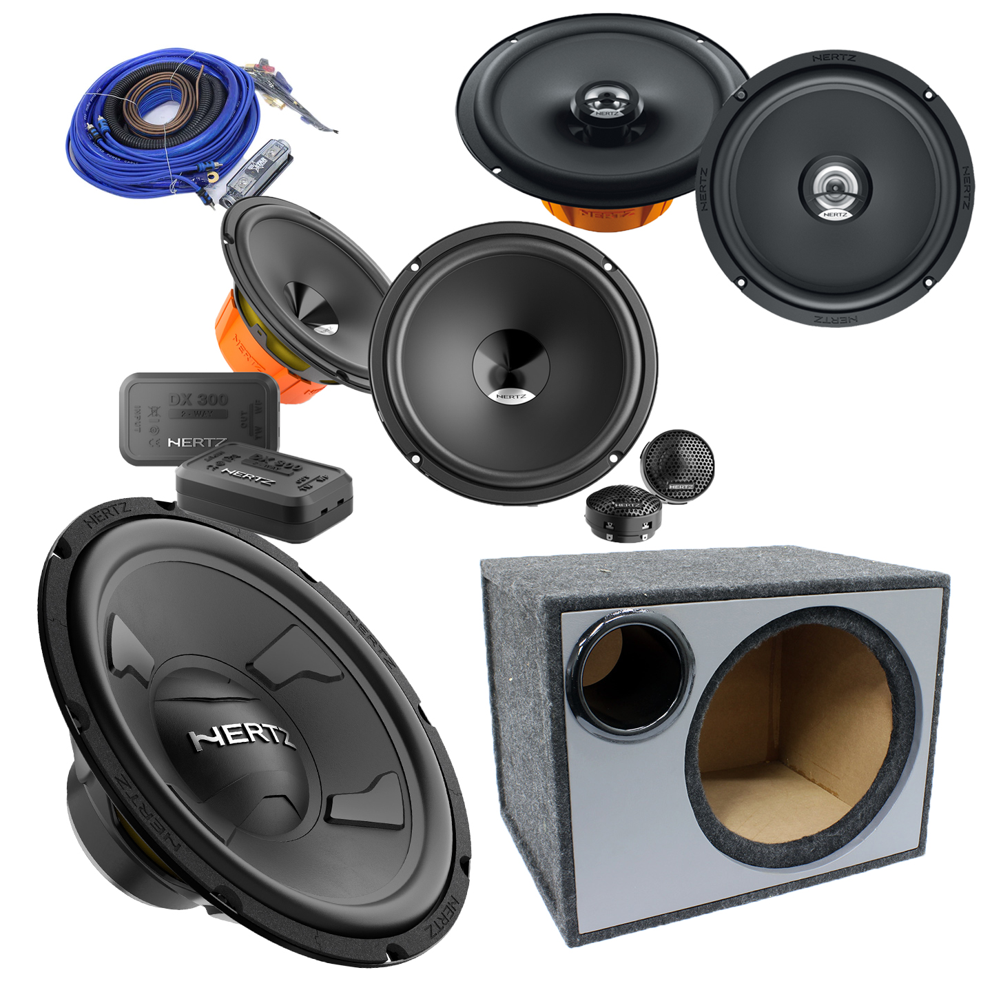 Hertz Dieci 165 Combo 6.5-inch Speaker Upgrade Bundle | SBR Pro Sound