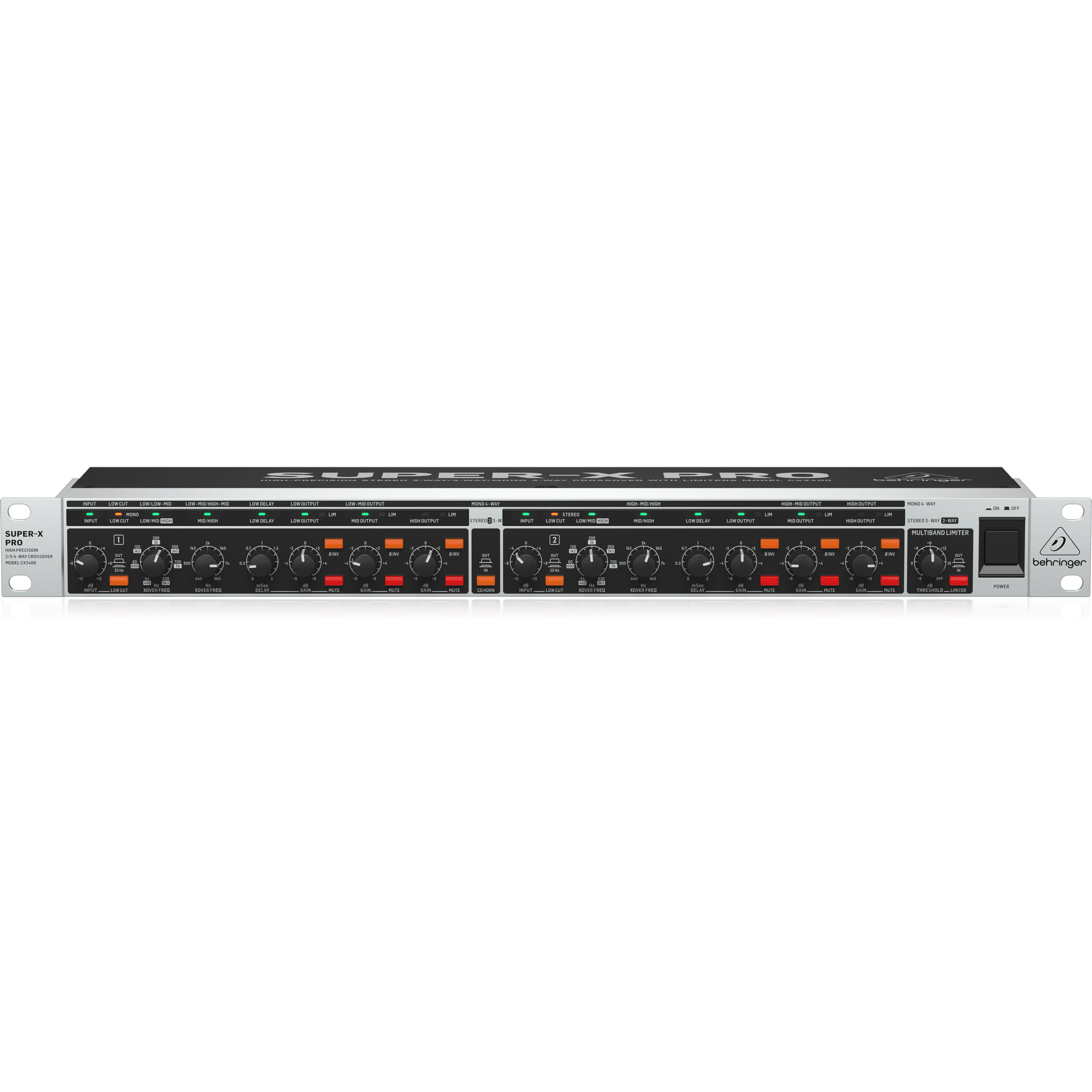 ベリンガー(BEHRINGER) CX3400 SUPER-X PRO Image_BE_P0CCT_CX3400-V2_Top-