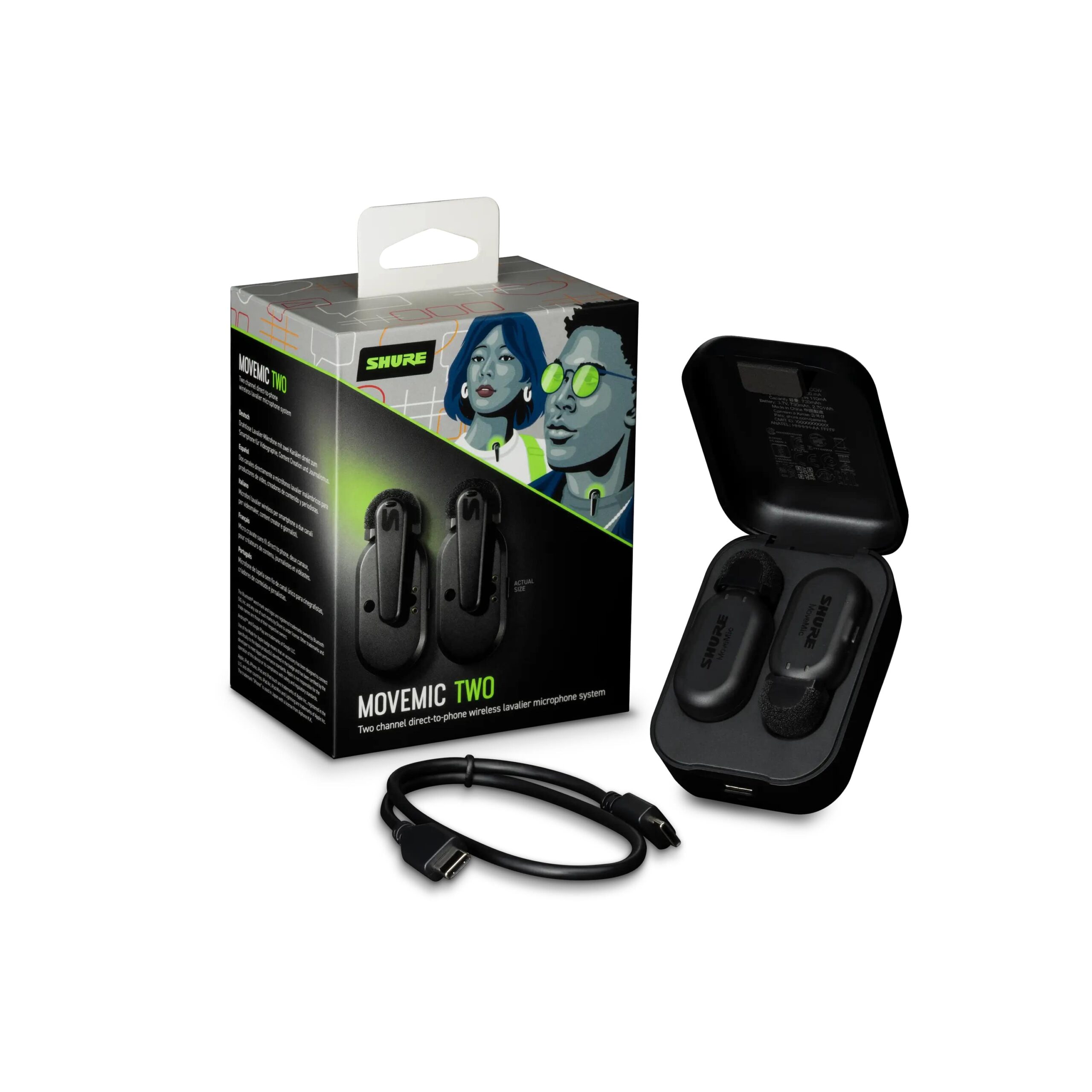 Shure MoveMic Compact Wireless Lavalier Microphone System | SBR