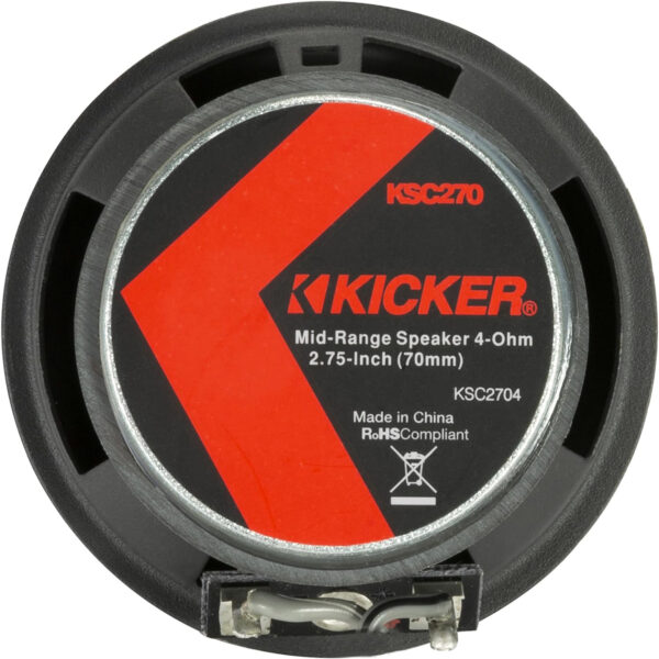Kicker 51KSC2704 KS-Series 2.75-inch 50Watt RMS Coaxial Speakers