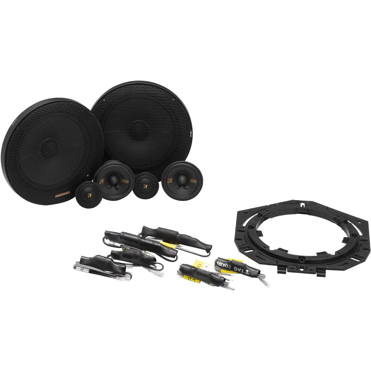 Kicker 51KSS365 KS-Series 6.5-inch 80Watt RMS 3-Way Component