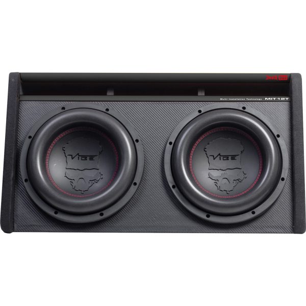 Vibe BlackDeath MIT12T-V3 - Dual 12-Inch Passive Bass Enclosure