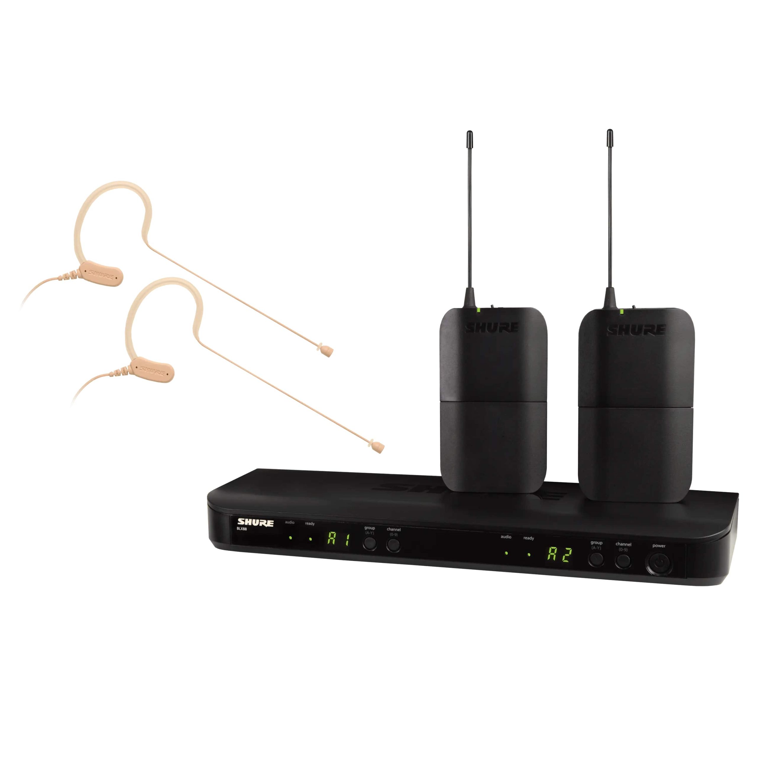 Shure BLX188/MX53 Wireless System With Two MX153 Earset