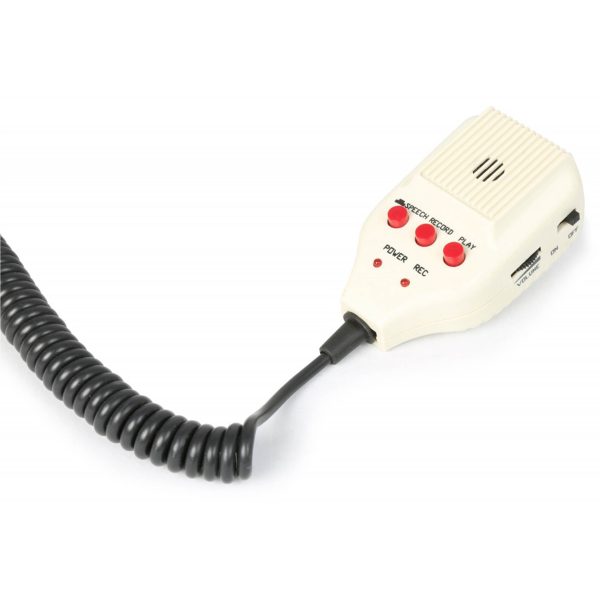 Vonyx MEG050L - Mégaphone 50 Watts avec Lampe Torche, Idéal Manifestations, Portée 1km