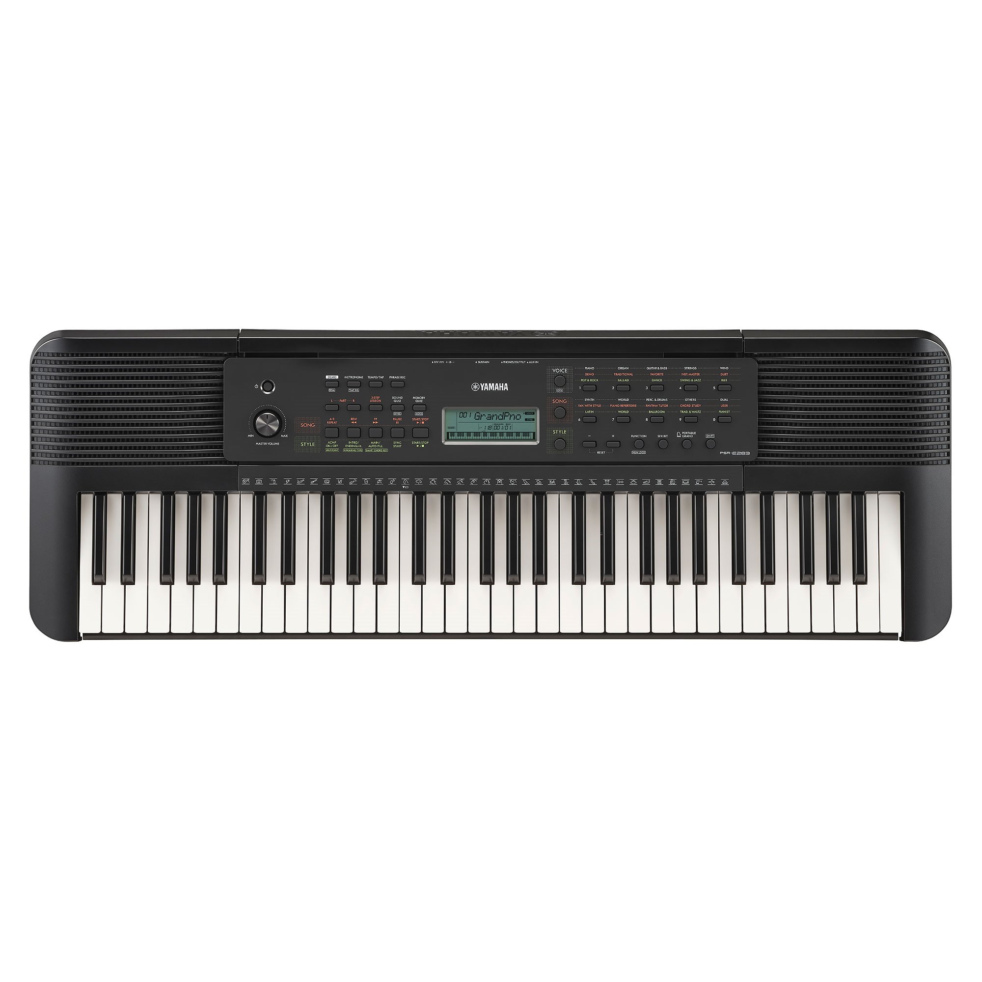 Yamaha PSR-E283 61-Key Portable Keyboard for Beginners | SBR Pro Sound