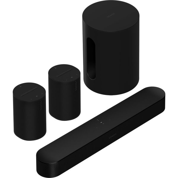 Sonos Immersive Set with Beam 5.1.2 Channel System - Black | SBR