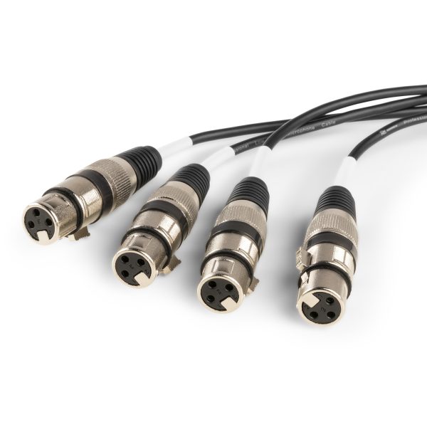 PD Connex CX192 RJ45 To 4x XLR 3Female Cable Splitter 0.7m | SBR