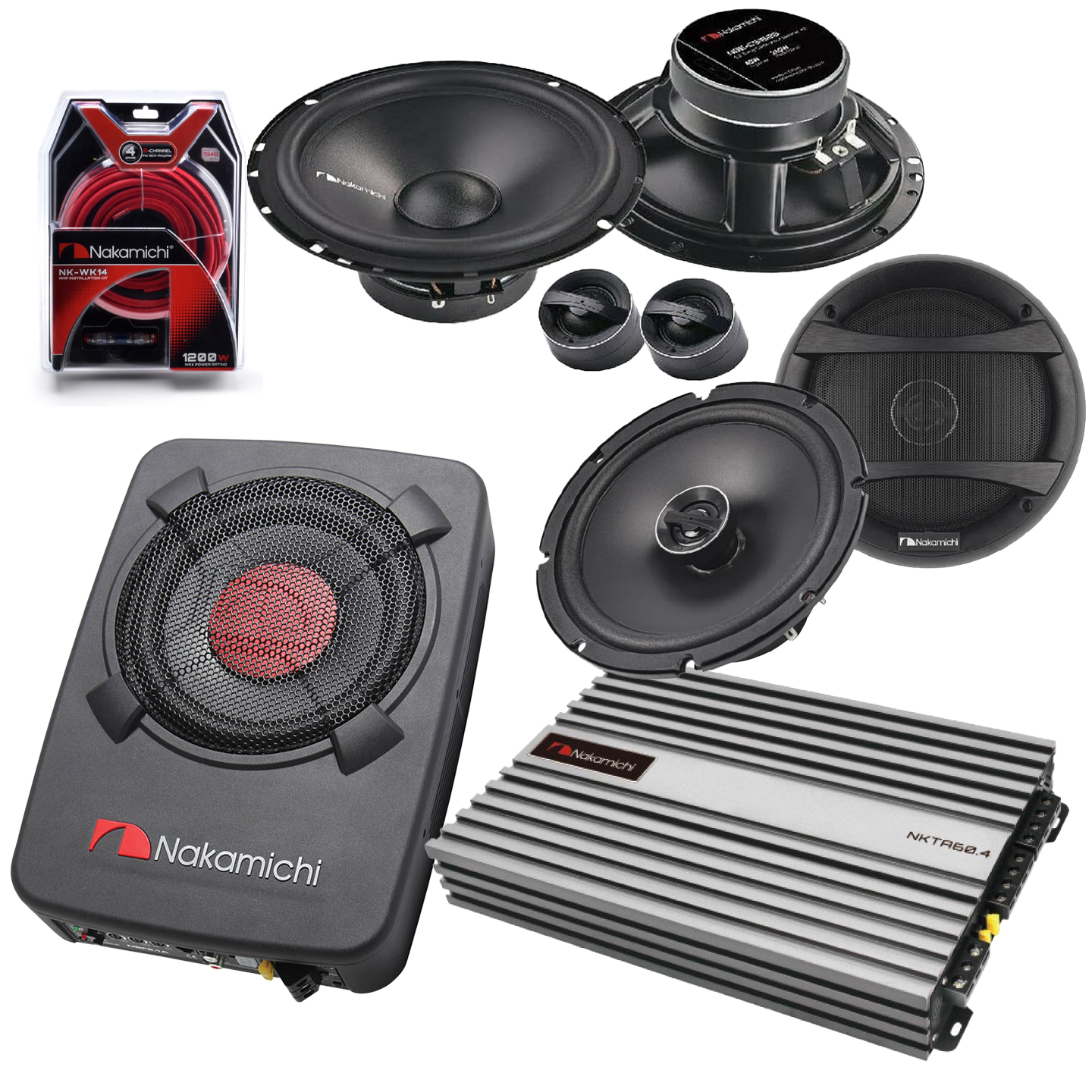 Nakamichi NSE Speaker + Active Undereat Subwoofer System | SBR Pro