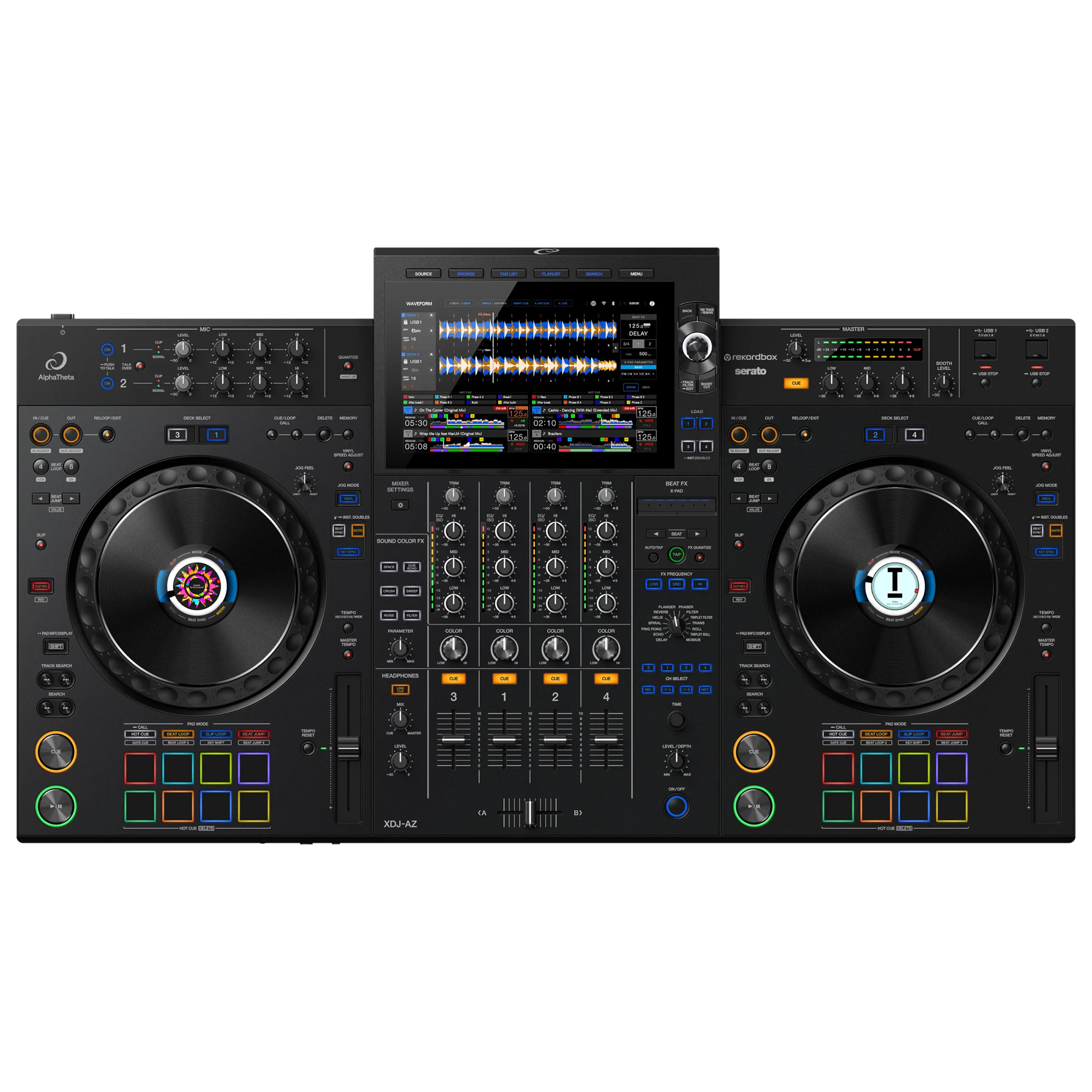 AlphaTheta XDJ-AZ 4-Channel Professional All-In-One DJ System| SBR