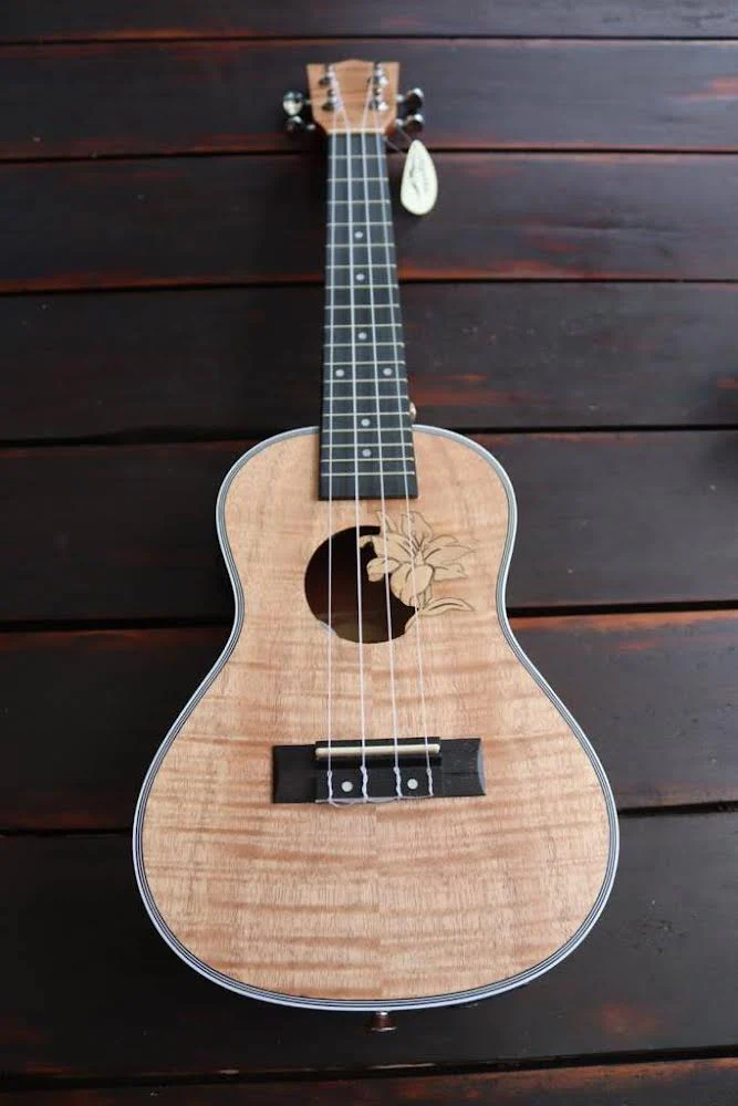 Gotsch GCU-02 Lily Flower Concert Ukulele With Pick-Up| SBR Pro Sound