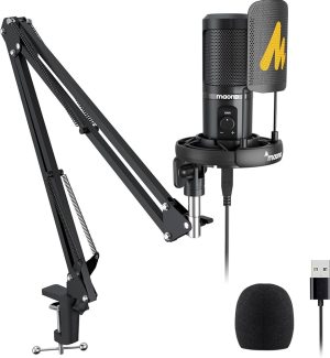 MAONO PM421S Bundle Large Diaphragm Condenser USB Microphone