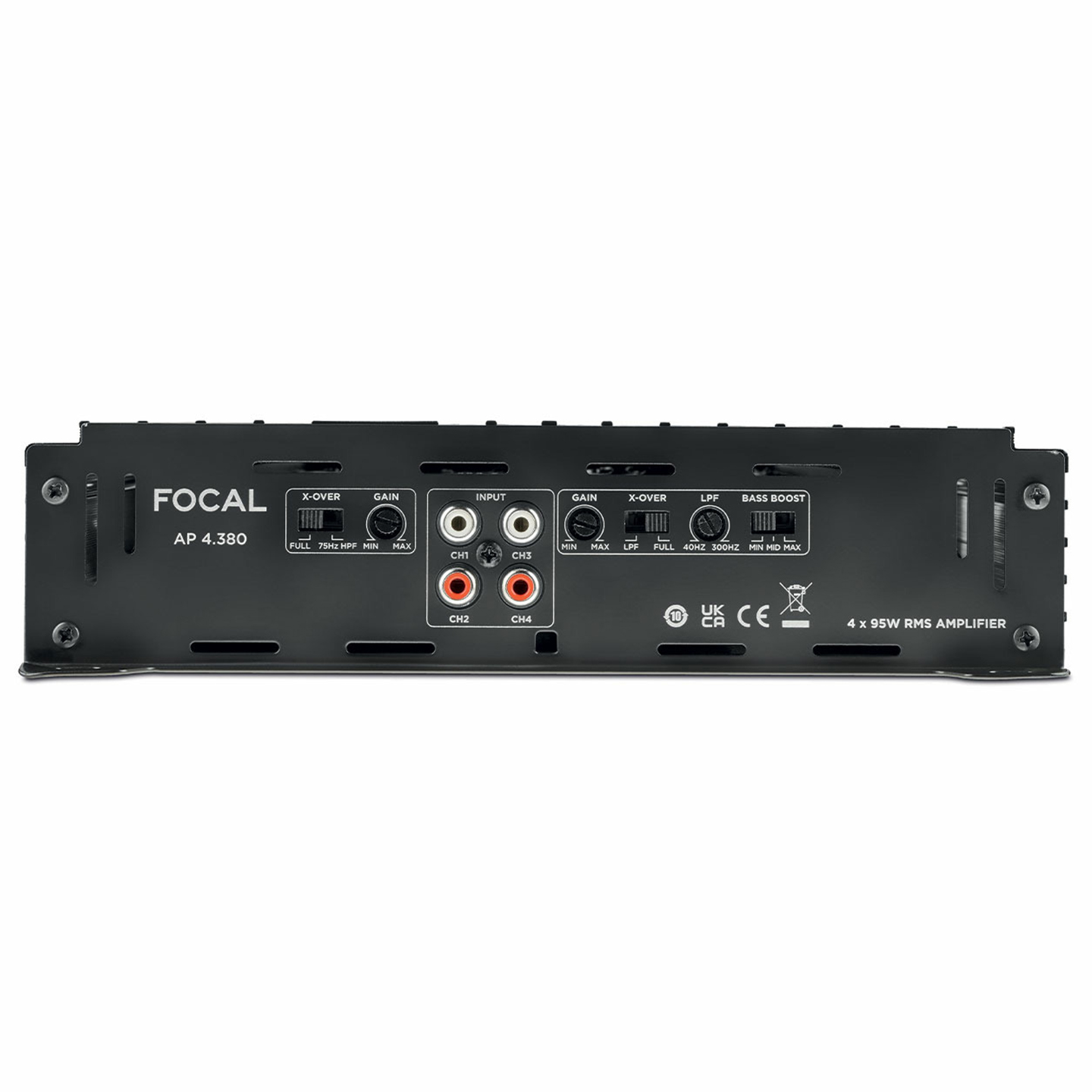 Focal Auditor AP 4.380 - 4-Channel Power Amplifier| SBR Pro Sound