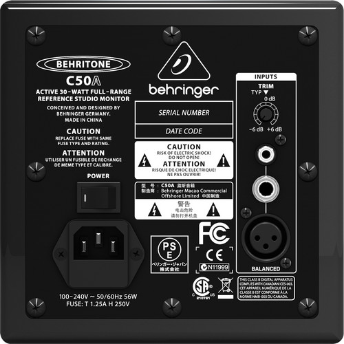 Behringer C50A 30w Full-Range Active Studio Monitor | SBR Pro Sound