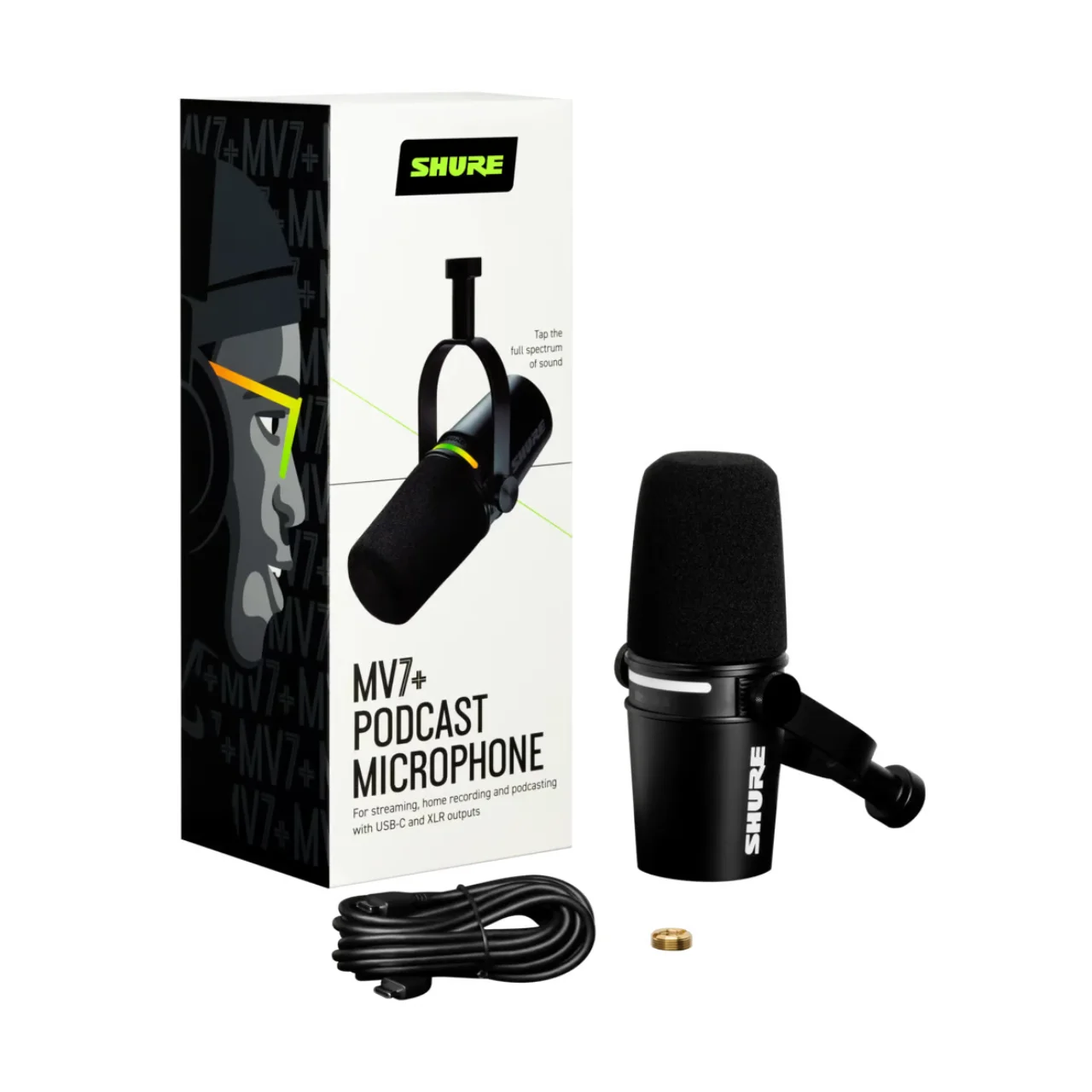 Shure MV7+ Podcast Microphone | SBR Pro Sound