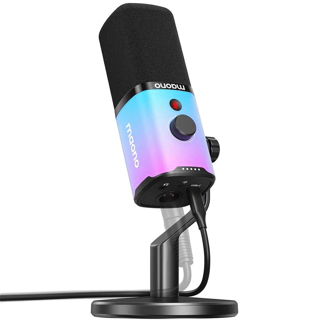 MAONO PD100X RGB USB/XLR Microphone For Game Streamers | SBR Pro Sound