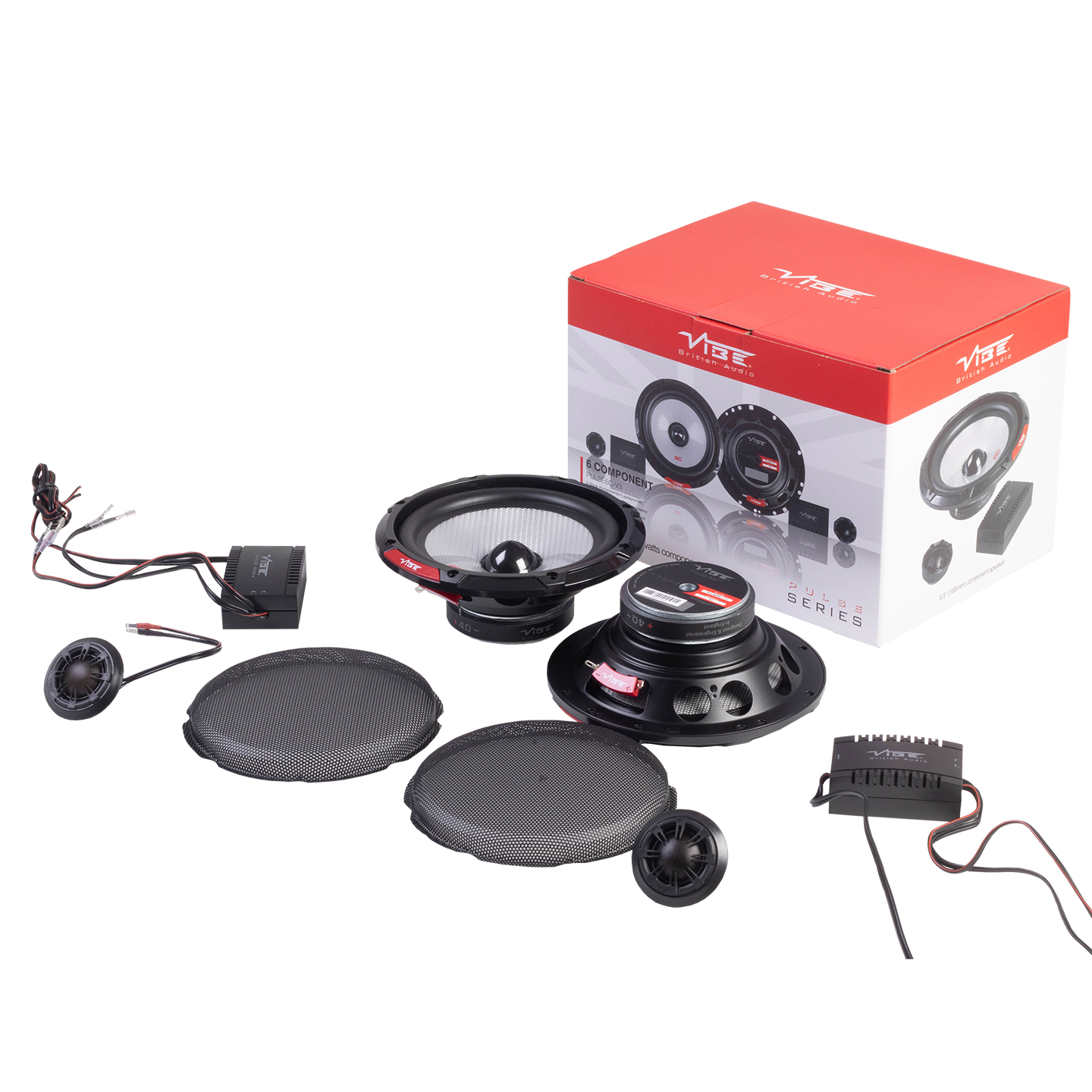 Vibe PULSE 6C-V3 Pulse 6.5" 40Watt 2-Way Component Splits | SBR Pro Sound