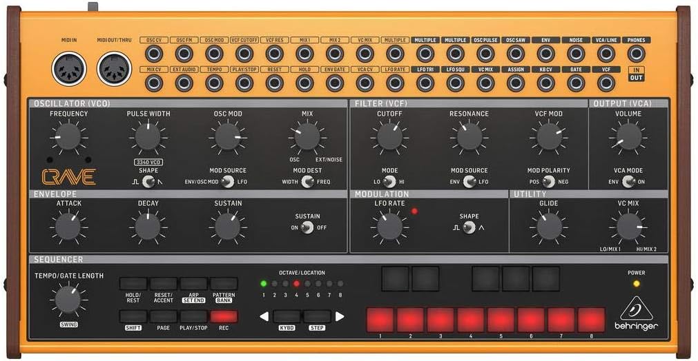 Behringer Crave - Semi-Modular Synthesizer| SBR Pro Sound