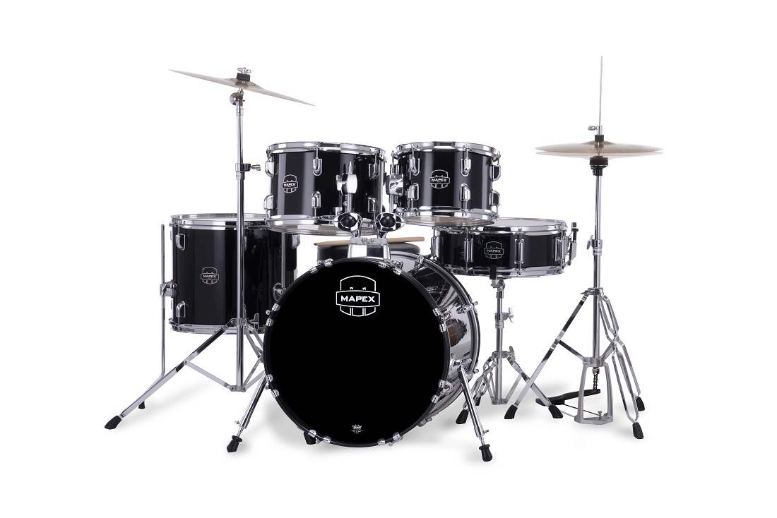 Mapex Comet BeBop CM5844FTC 5-Piece Drum Kit w/cymabls| SBR Pro Sound