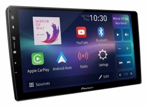 Pioneer DMH-AP6650BT  9-inch AV Receiver with Wireless Apple CarPlay,  Android Auto and Mirroring