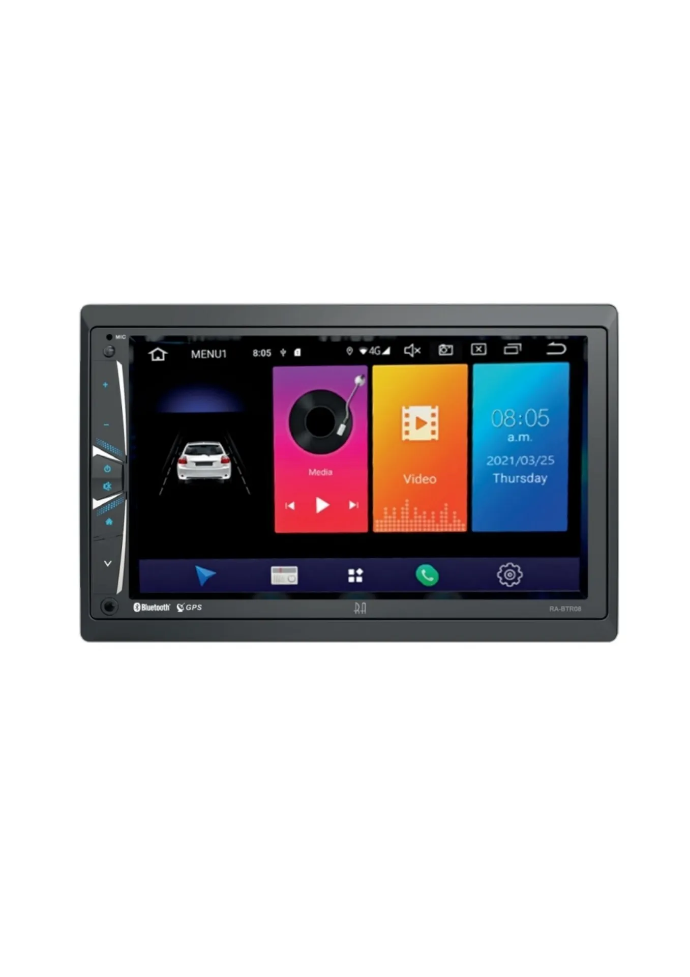Reference Audio BTR08 Double Din Android Auto Car Play Radio | SBR