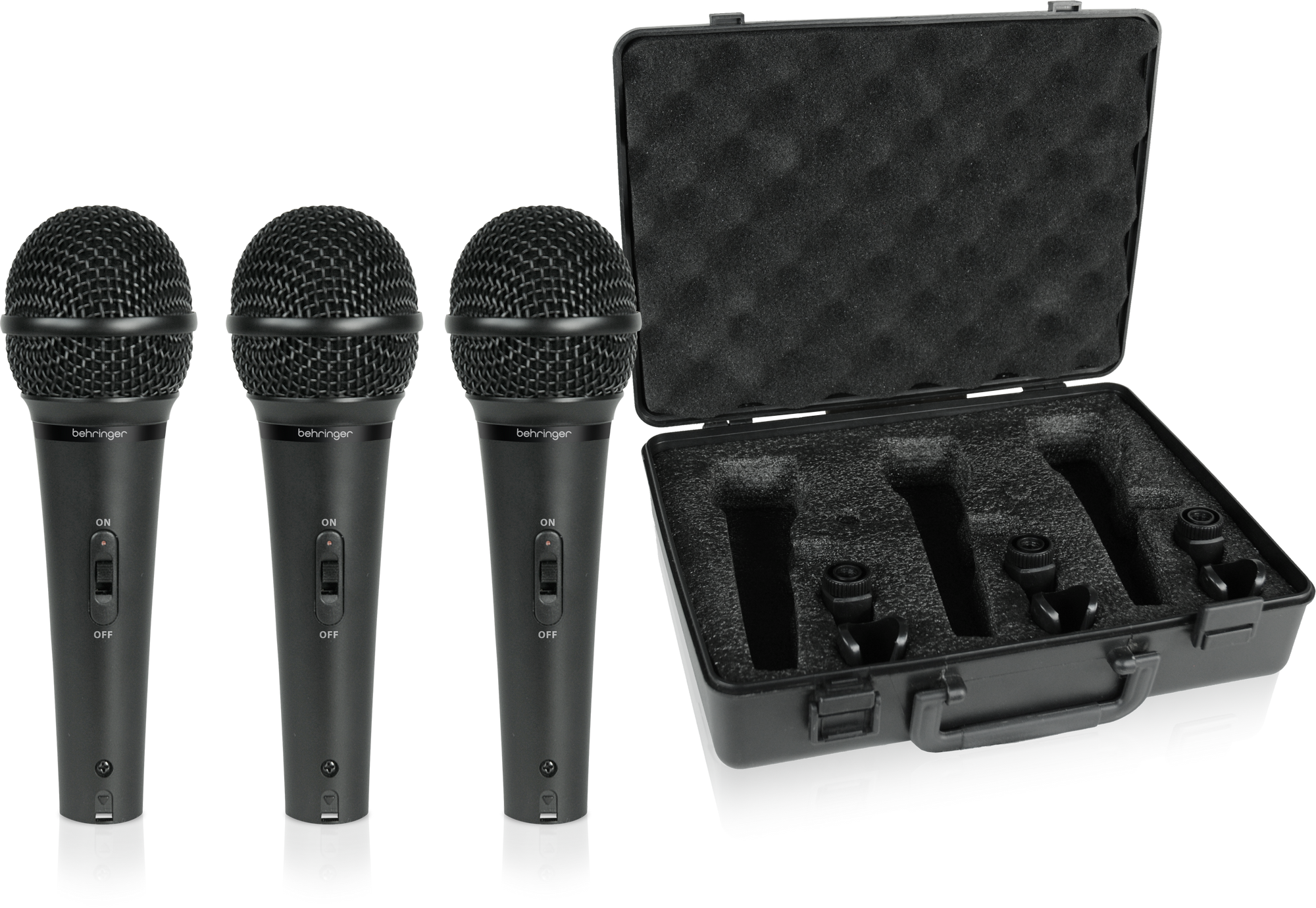 Behringer XM1800S Dynamic Vocal Microphone (3-Pack) | SBR Pro Sound