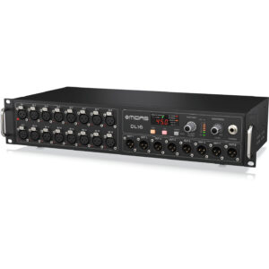 Midas DL16 16 Input, 8 Output Stage Box with 16 Midas Microphone Preamplifiers, Ultranet and ADAT Interfaces