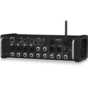 Midas MR12 M Air Series 12-Input Digital Mixer with 4 Midas PRO Preamps, 8 Line Inputs, Integrated WiFi Module and USB Stereo Recorder