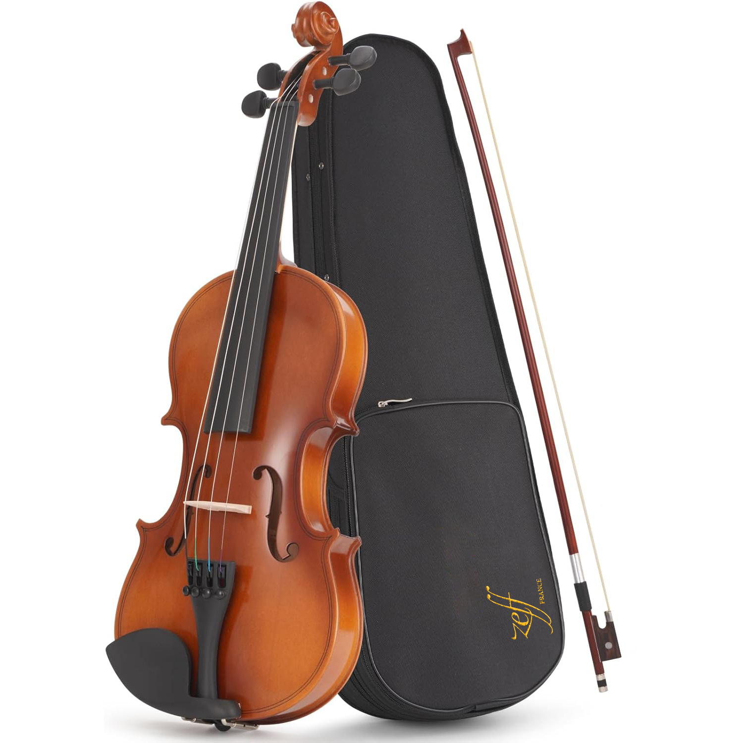 Zeff Violin 3/4 Violin for Beginners Intermediate Players SBR