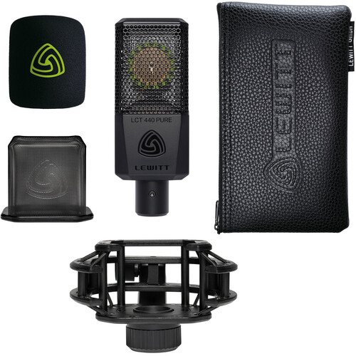 Lewitt LCT440 PURE Large Cardioid Condenser Microphone | SBR Pro Sound