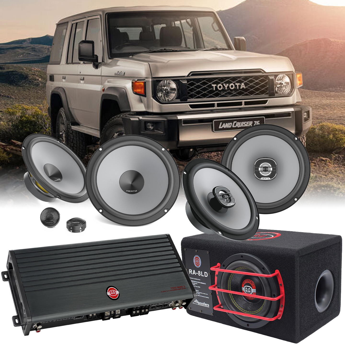 Stage 1 - Toyota Land Cruiser 76 | SBR Pro Sound