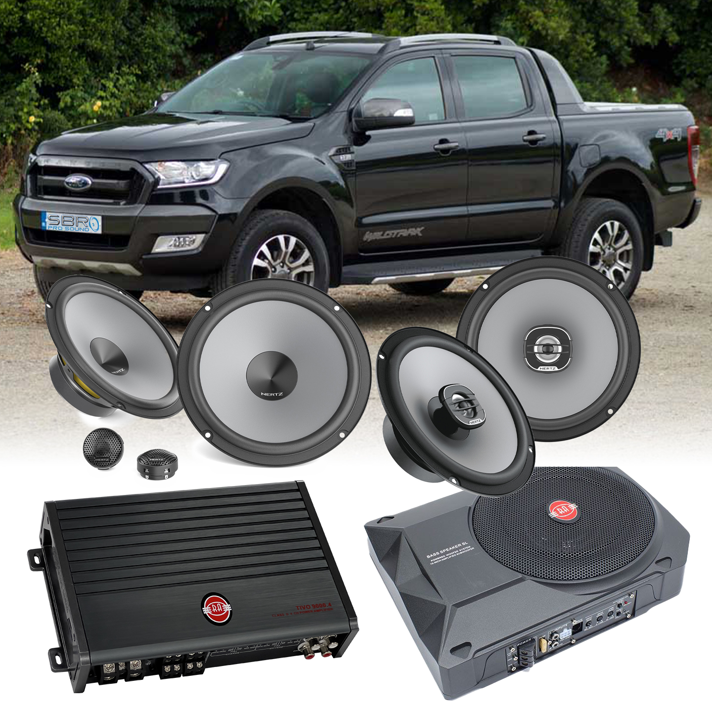 Stage 1 - Ford Ranger 2011-2018 | SBR Pro Sound