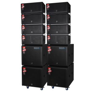 Lane Pro X-Array Monster18 Powered Line Array Speaker System