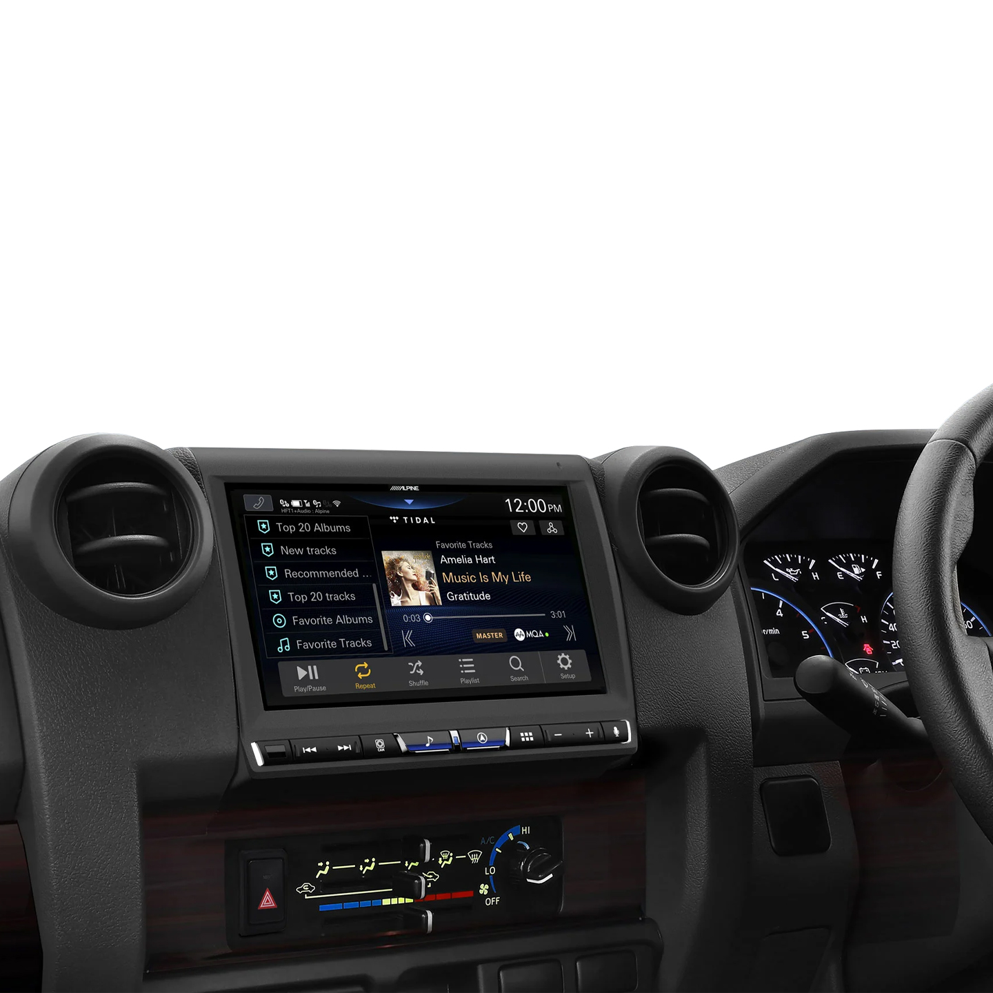 Alpine i905 for LandCruiser 70 Series - 9-Inch Hi-Res Receiver