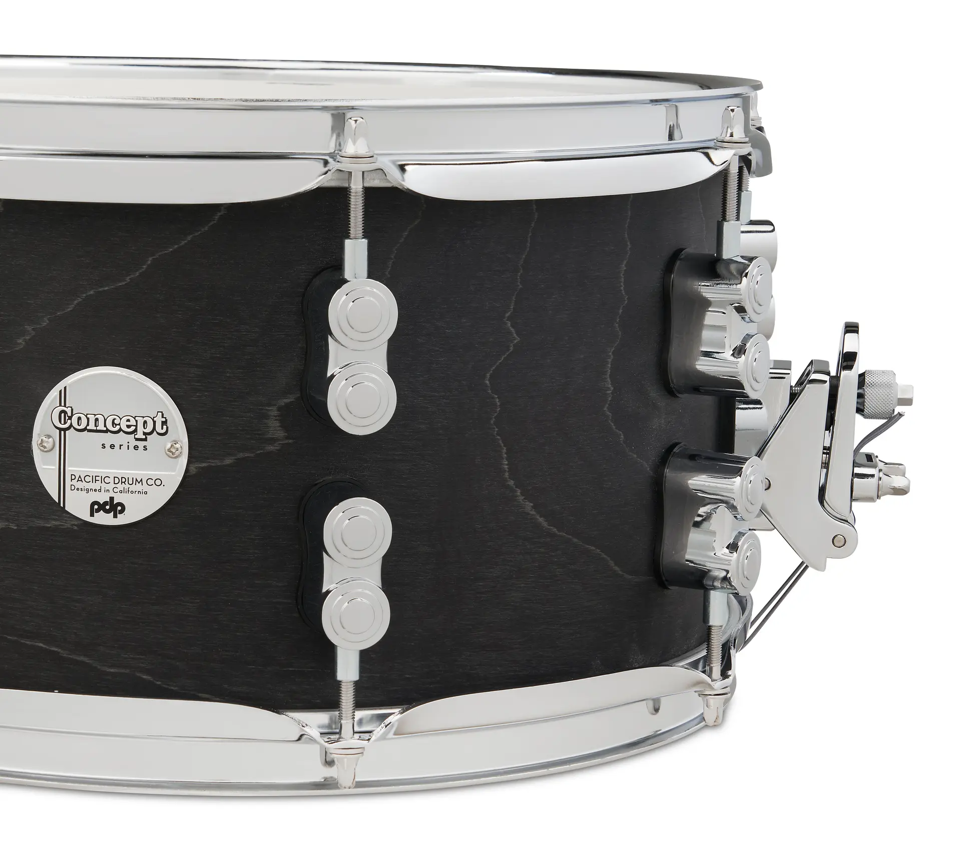 PDP Concept Black Wax Snare 7x13