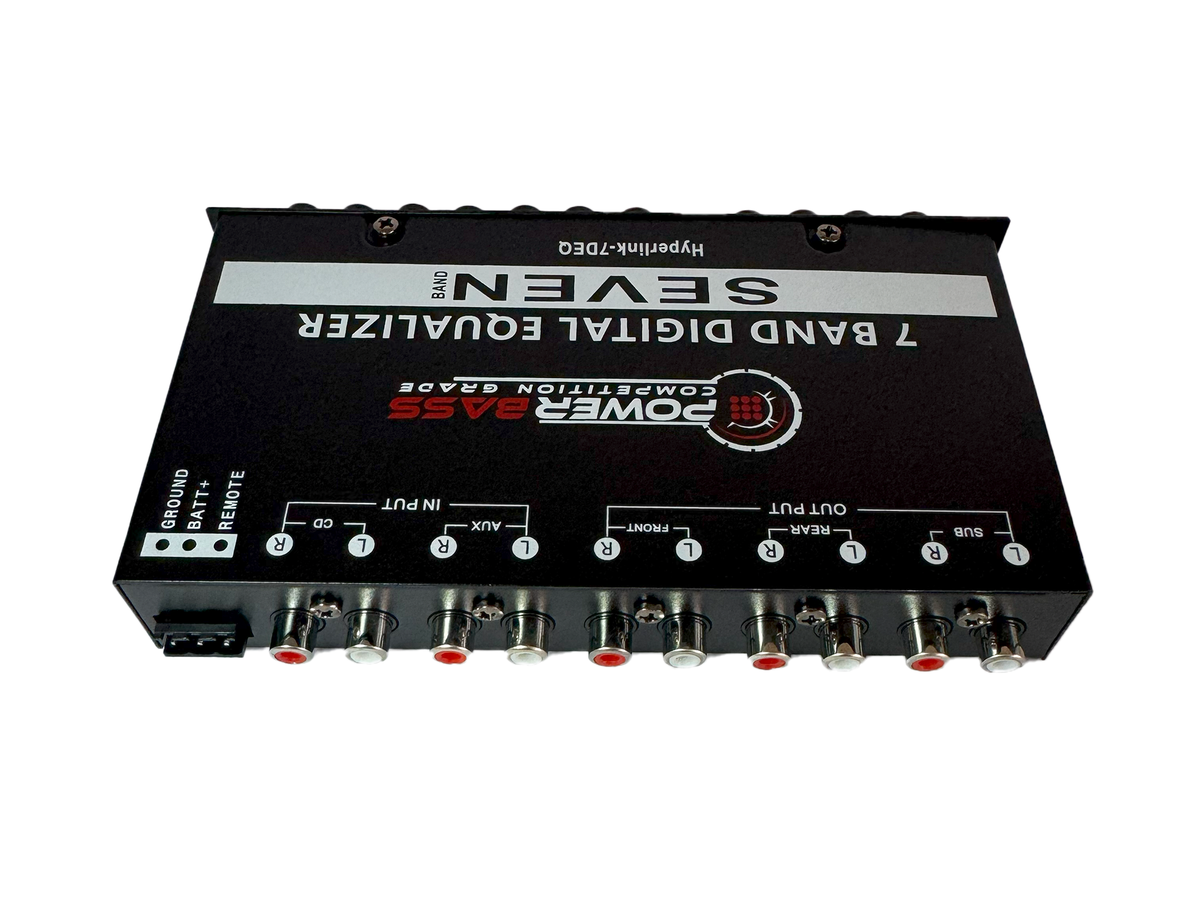 PowerBass Hyperlink-7DEQ - 7-Band Digital Equalizer| SBR Pro Sound