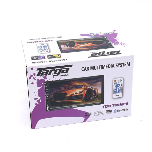 Targa TDD-702MP5 7-inch Double Din Radio With Mirror Link 7″ Media