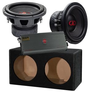 Digital Design 310e-D4 Bundle - Dual 10" Subwoofer System + Amplifier
