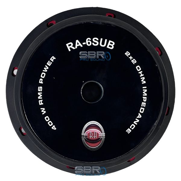 Reference Audio RA-6SUB 6-inch Dual 2-Ohm Subwoofer| SBR Pro Sound