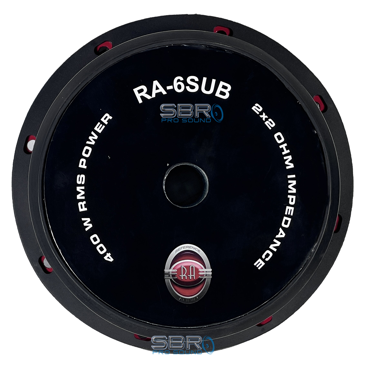 Reference Audio RA-6SUB 6-inch Dual 2-Ohm Subwoofer| SBR Pro Sound