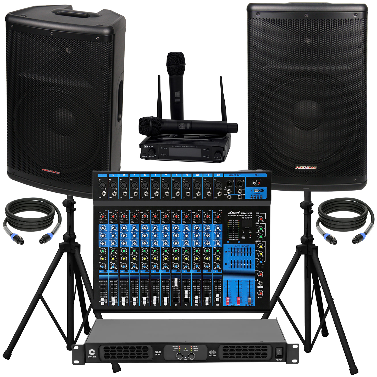 その他 Hyperflux Nexus NX-400 Speaker Bundle – Professional Complete PA Sound
