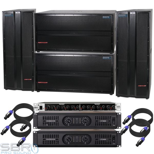 Nexus PRO MKII Dual Loudspeaker PA Speaker System | SBR Pro Sound
