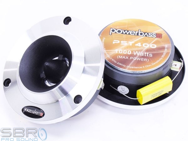 PowerBass PST400b - Pro Series Bullet Tweeters – 1000W Max | SBR
