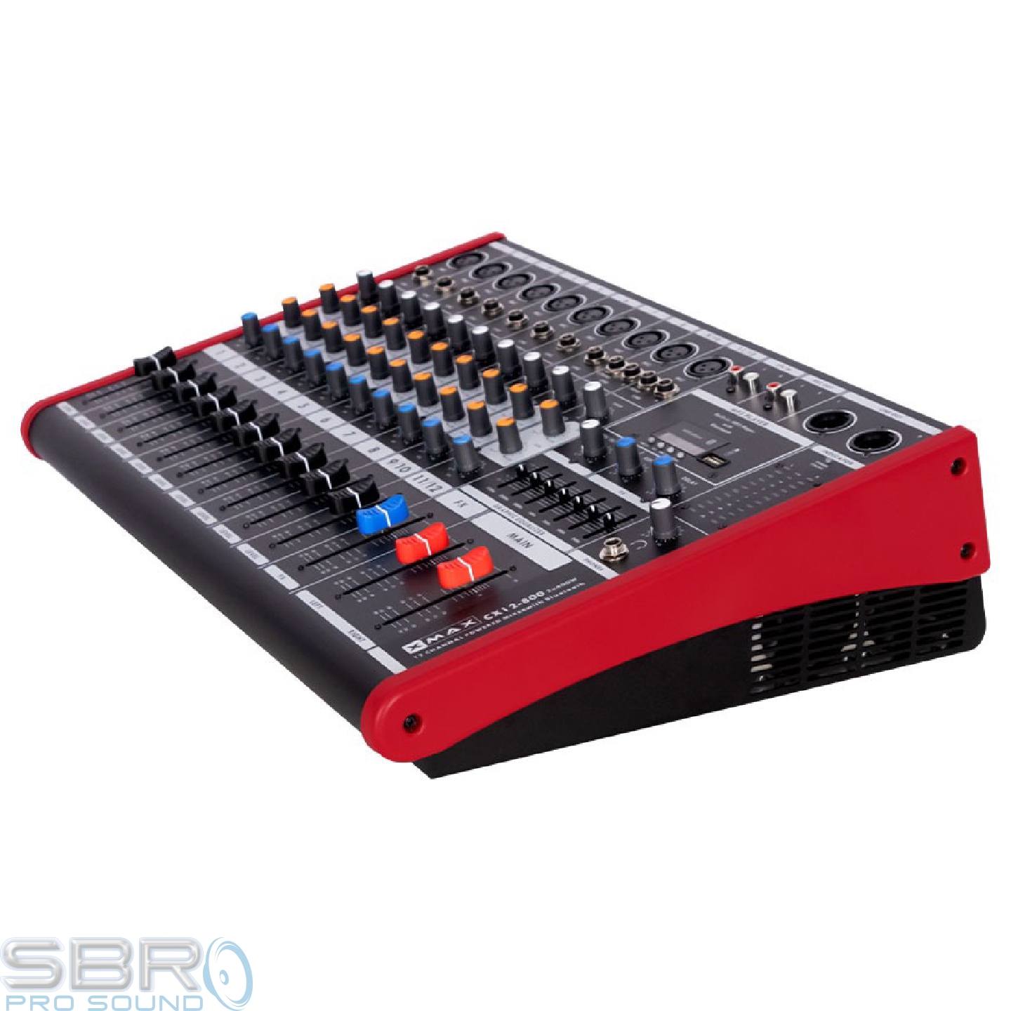 XMAX CX12-800 12 Channel Powered Mixer | SBR Pro Sound